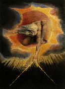 William Blake The Ancient of Days,frontispiece for Europe,a Prophecy (mk19) oil painting on canvas
